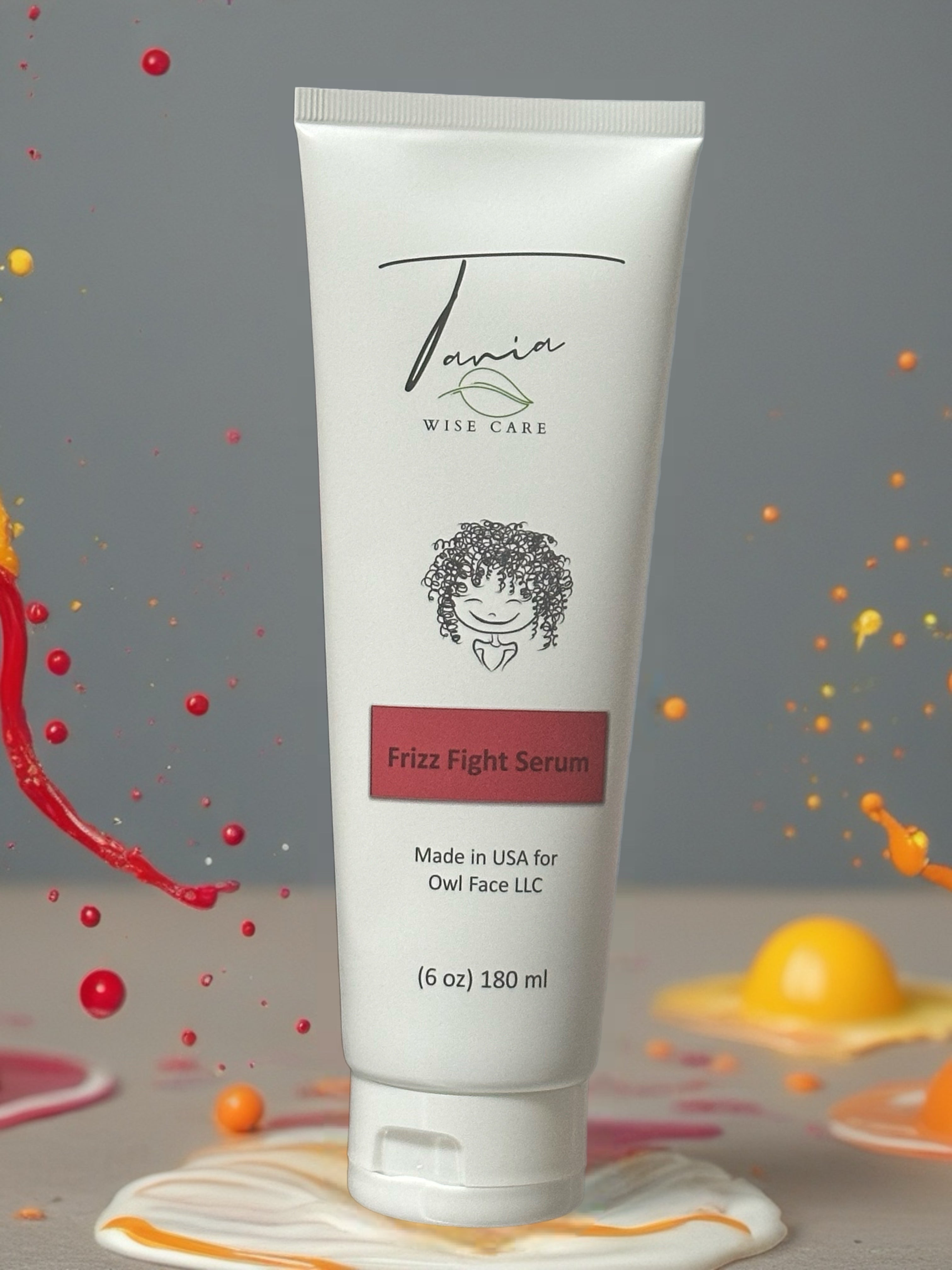 Frizz Fight Serum “Smooth, Tame & Strengthen Hair Instantly.”