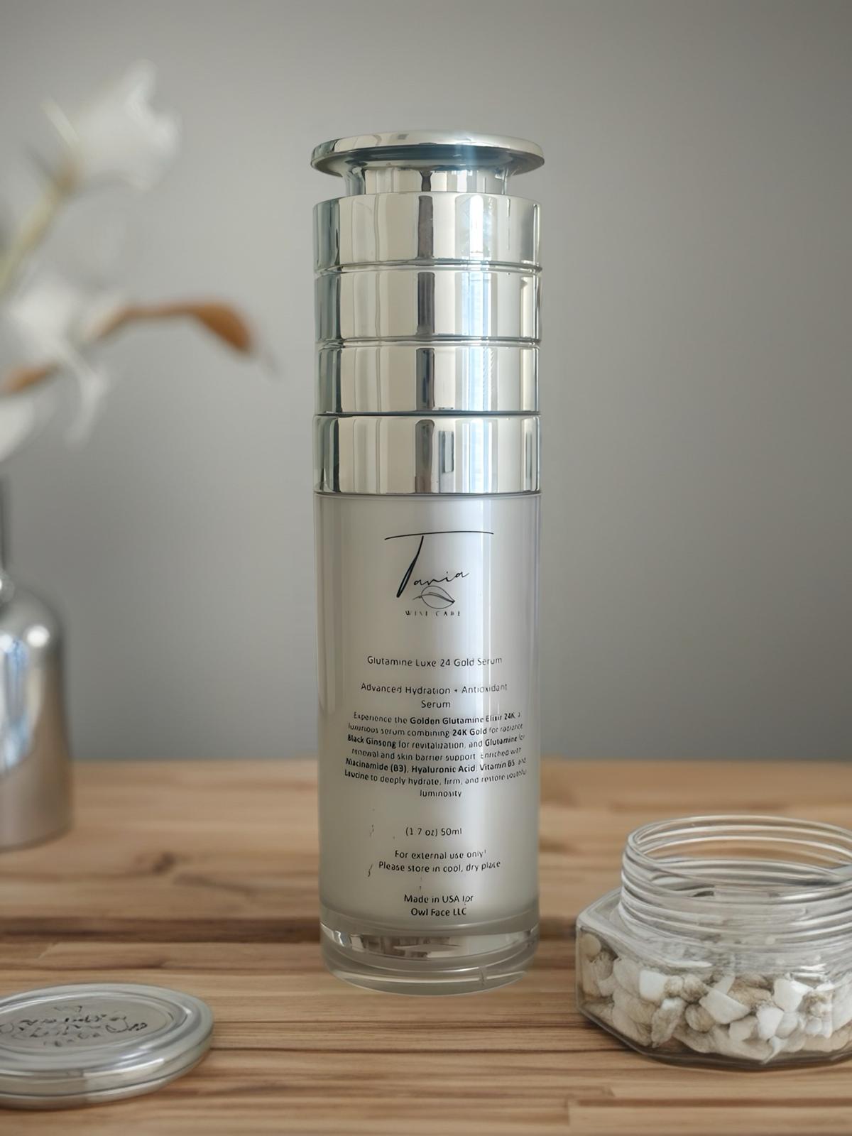 Glutamine Luxe 24 Gold Serum /“Illuminate, Restore & Strengthen Your Skin.”