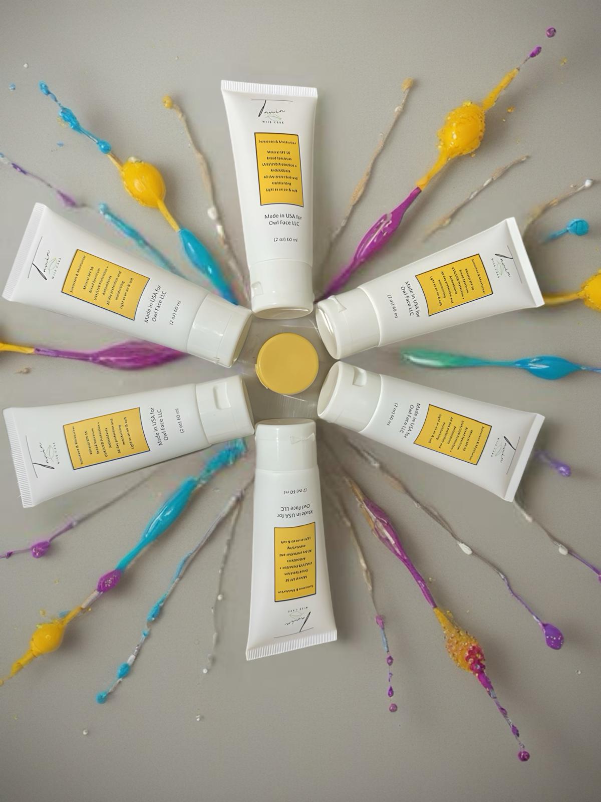 Sunscreen & Moisturizer Mineral SPF 50 “All-Day Protection, Hydration & Radiance.”