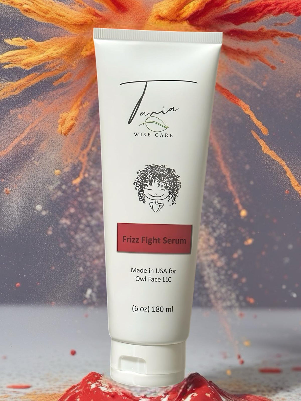 Frizz Fight Serum “Smooth, Tame & Strengthen Hair Instantly.”