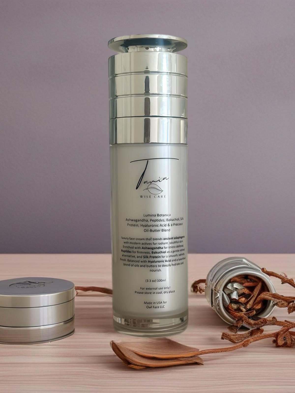 Lumina Botanica Face Cream /Adaptogens & Actives for Youthful, Radiant Skin